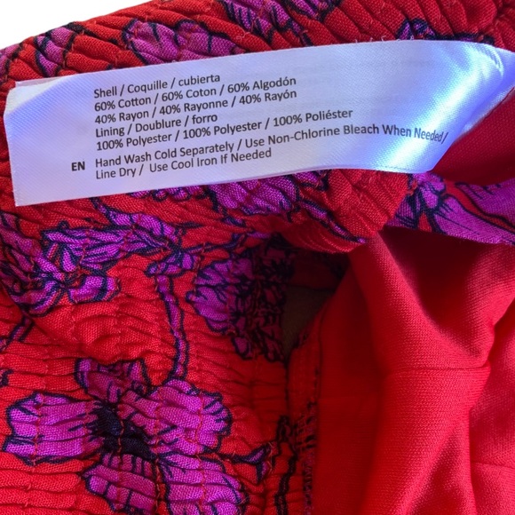 B•O•G Collective Floral Brami in Red. Size XS. NWOT - Picture 8 of 8